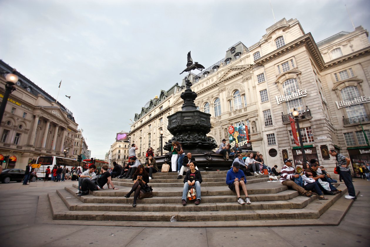 Piccadilly Circus, London (foto) av Unbekannt
