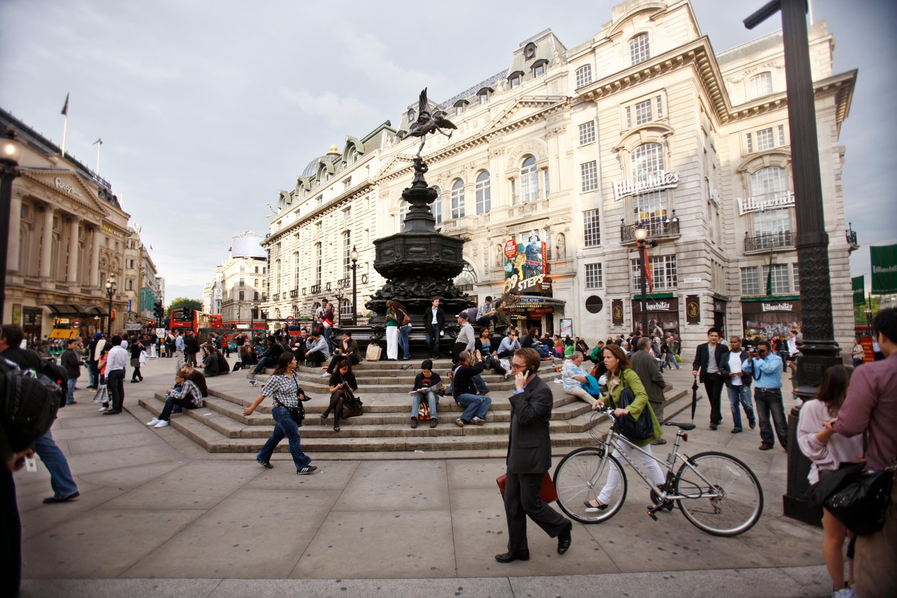 Piccadilly Circus, London (foto) av Unbekannt