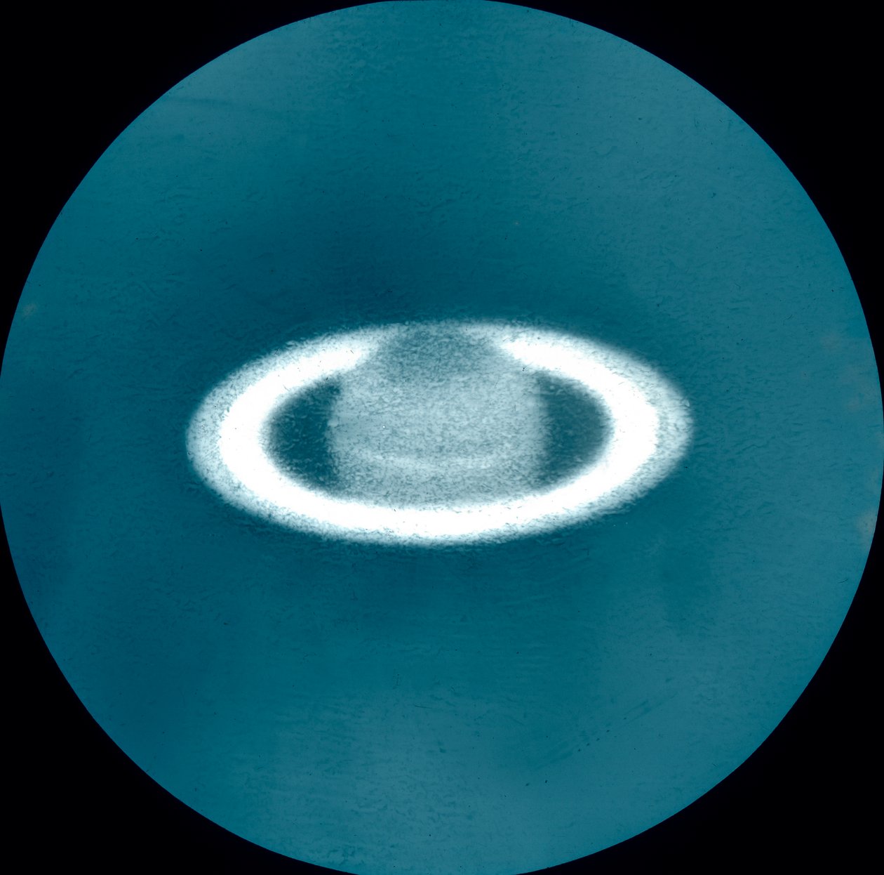 Planeten Saturnus. av Unbekannter Künstler
