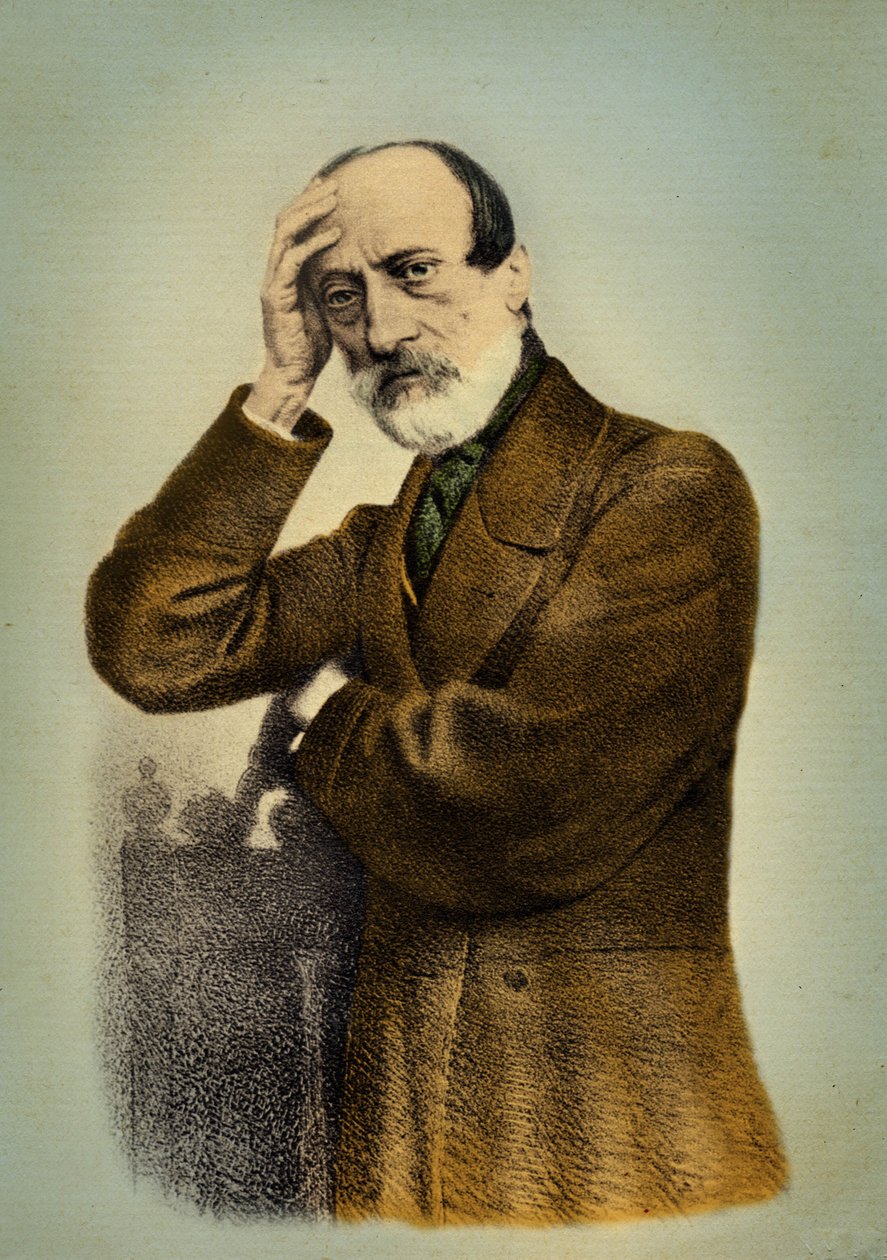 Porträtt av Giuseppe Mazzini av Unbekannter Künstler