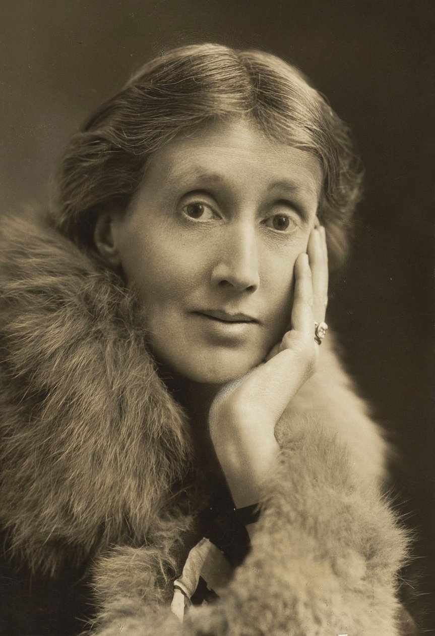 Porträtt av Virginia Woolf av Unbekannter Künstler