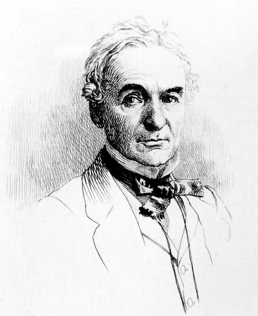 Prosper Merimee (1803-1870) fransk författare av Unbekannter Künstler