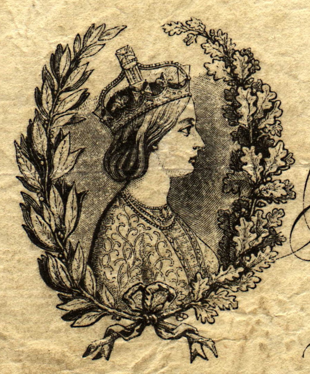 Drottning Victoria 1840-1901 (tryck) av Unbekannter Künstler
