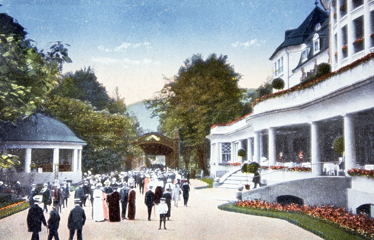 Radiumbad i Kreuzbad, ca 1910 (vykort) av Unbekannter Künstler