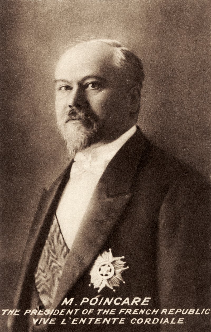 Raymond Poincaré - porträtt av Unbekannter Künstler