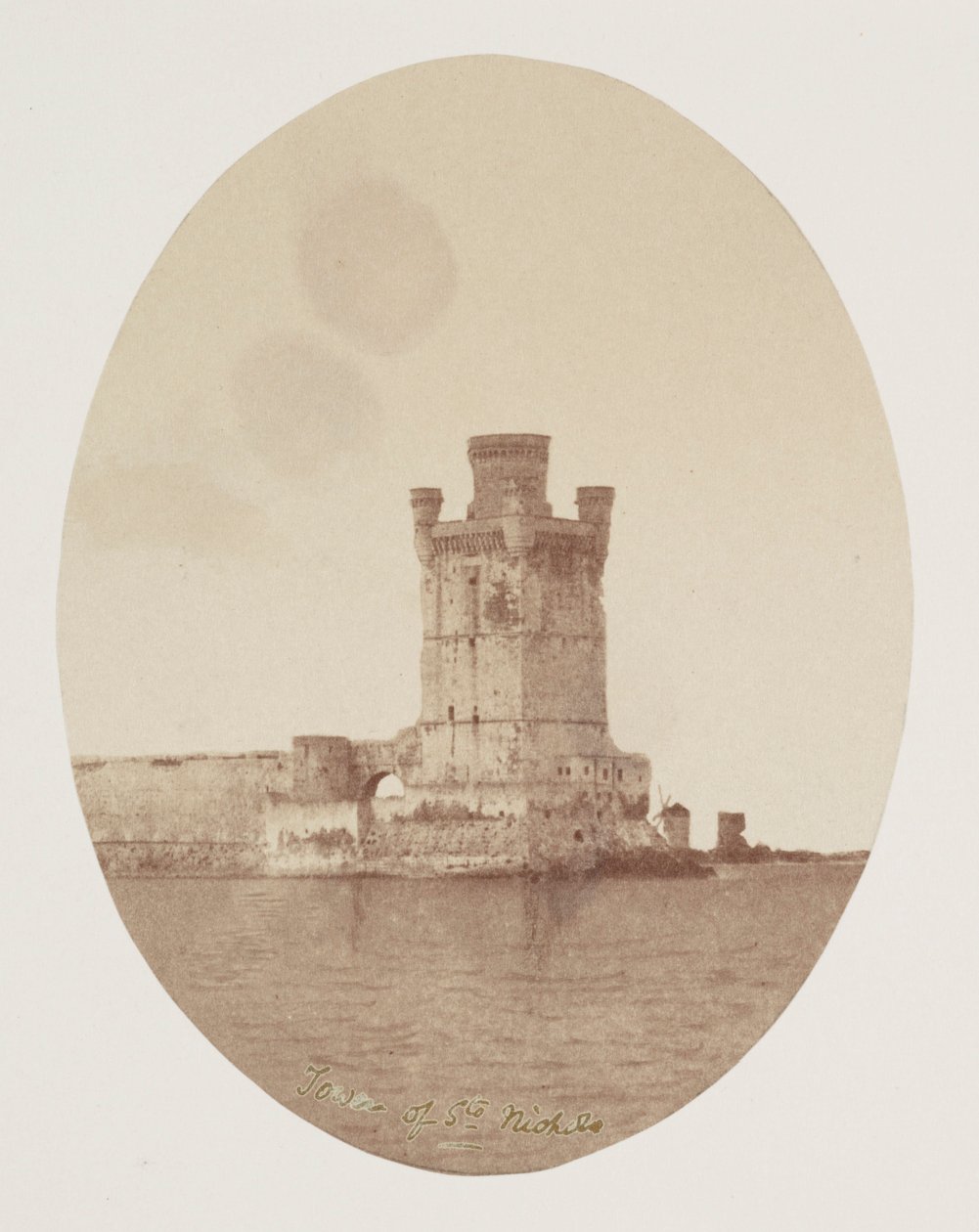 Rhodos hamn, ca 1849 av Unbekannt