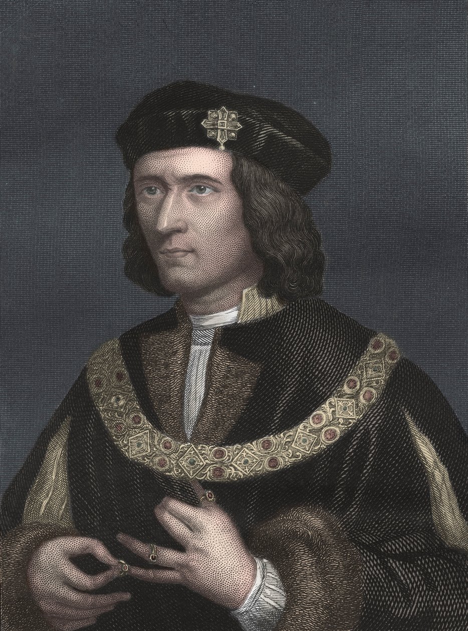 Richard III, kung av England (tryck) av Unbekannter Künstler