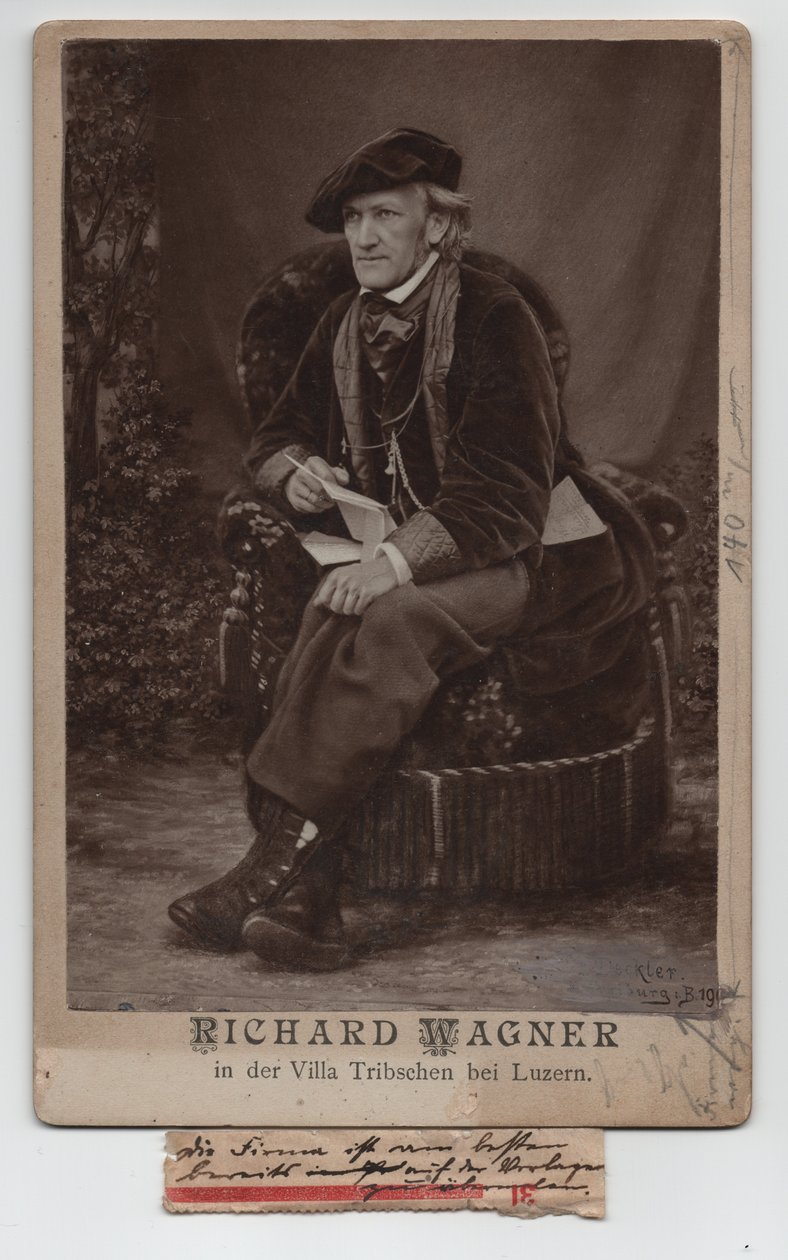 Richard Wagner (1813-1883) (1868, fotografi) av Unbekannter Künstler