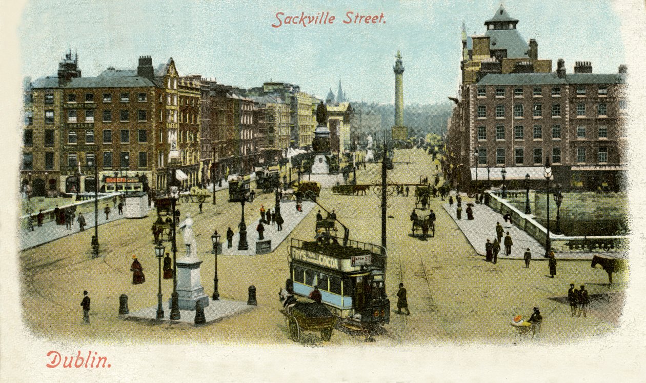 Sackville Street, Dublin av Unbekannter Künstler