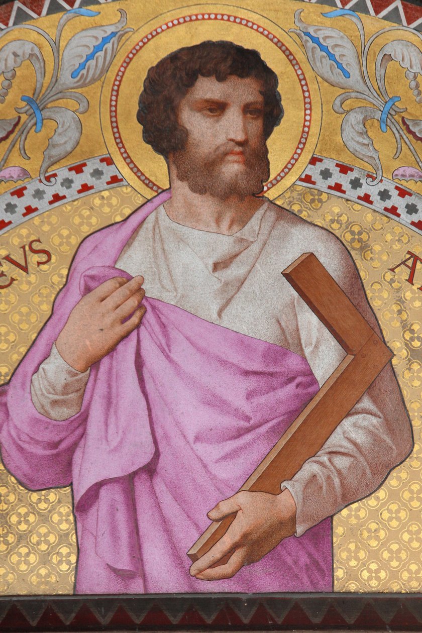 Saint-Thaddeus mosaik, Paris, Frankrike av Unbekannt