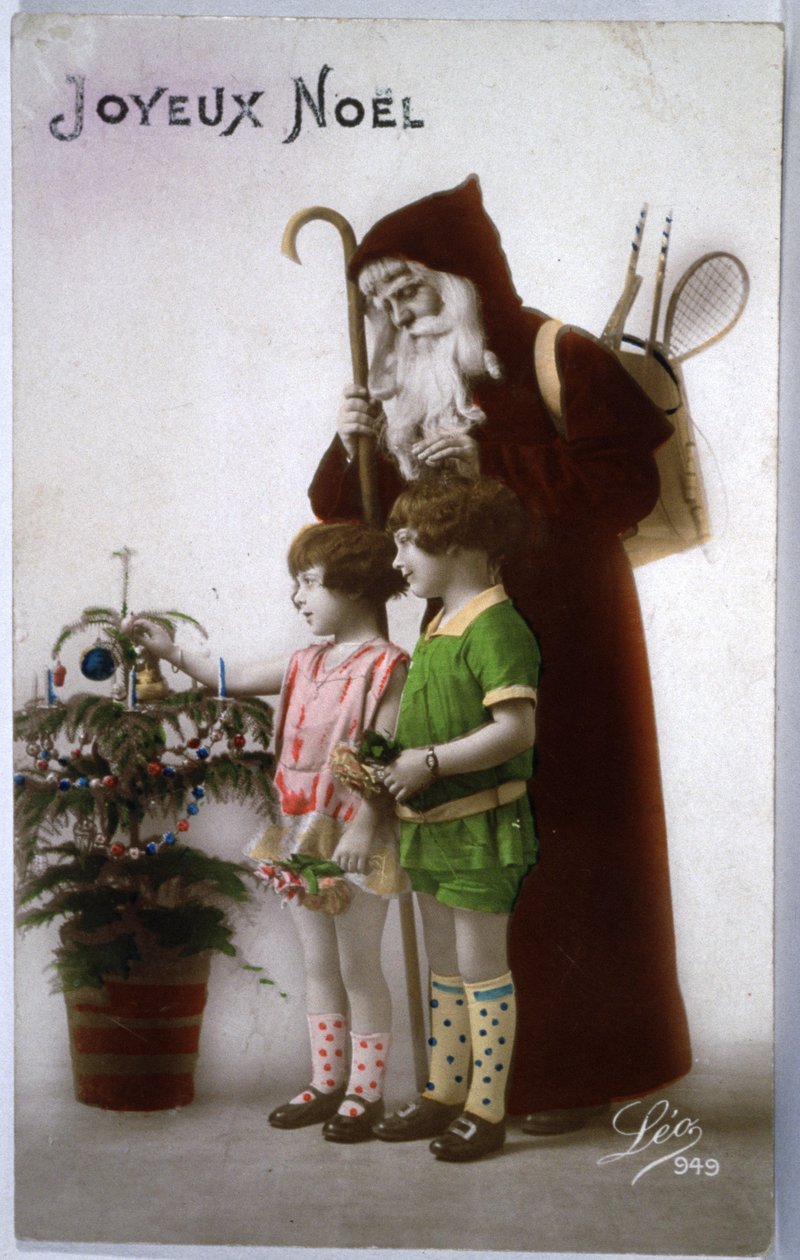 St Claus, ca 1930 (vykort) av Unbekannter Künstler