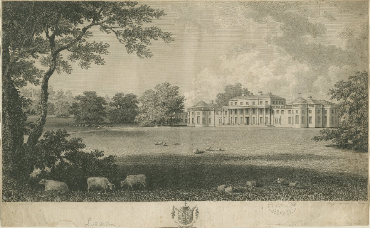 Shugborough Hall: gravyr, nd [c 1802] av Unbekannt