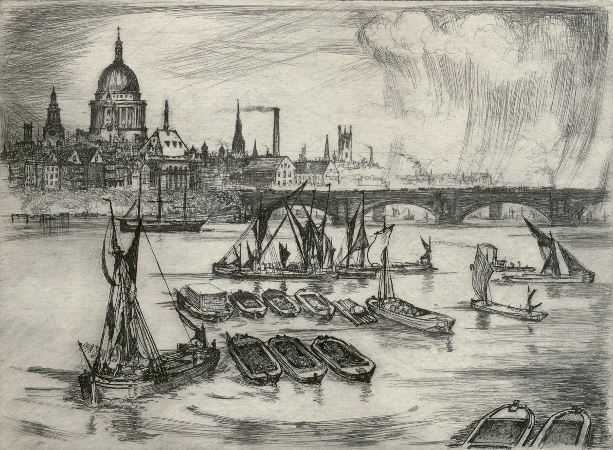 St Pauls katedral av Unbekannter Künstler