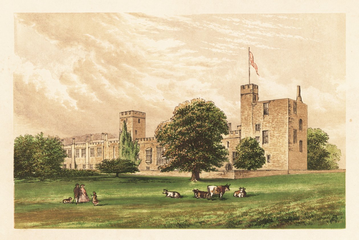 Sudeley Castle, 1880 (gravyr) av Unbekannter Künstler