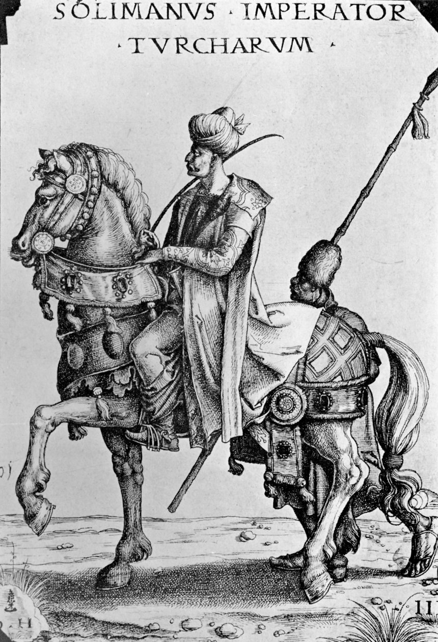 Suleiman den magnifike av Unbekannter Künstler