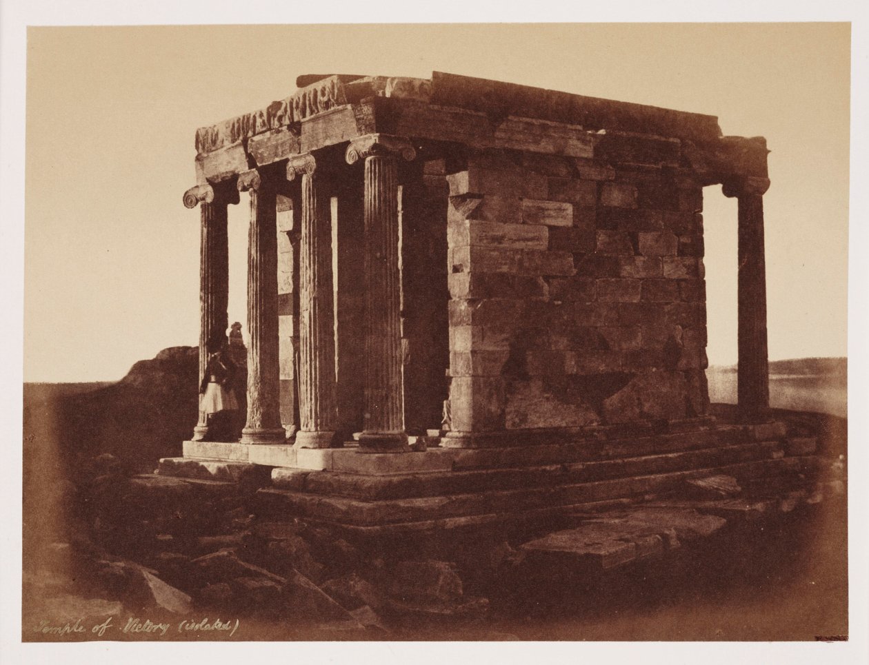Segertemplet, Aten, ca 1849 av Unbekannt