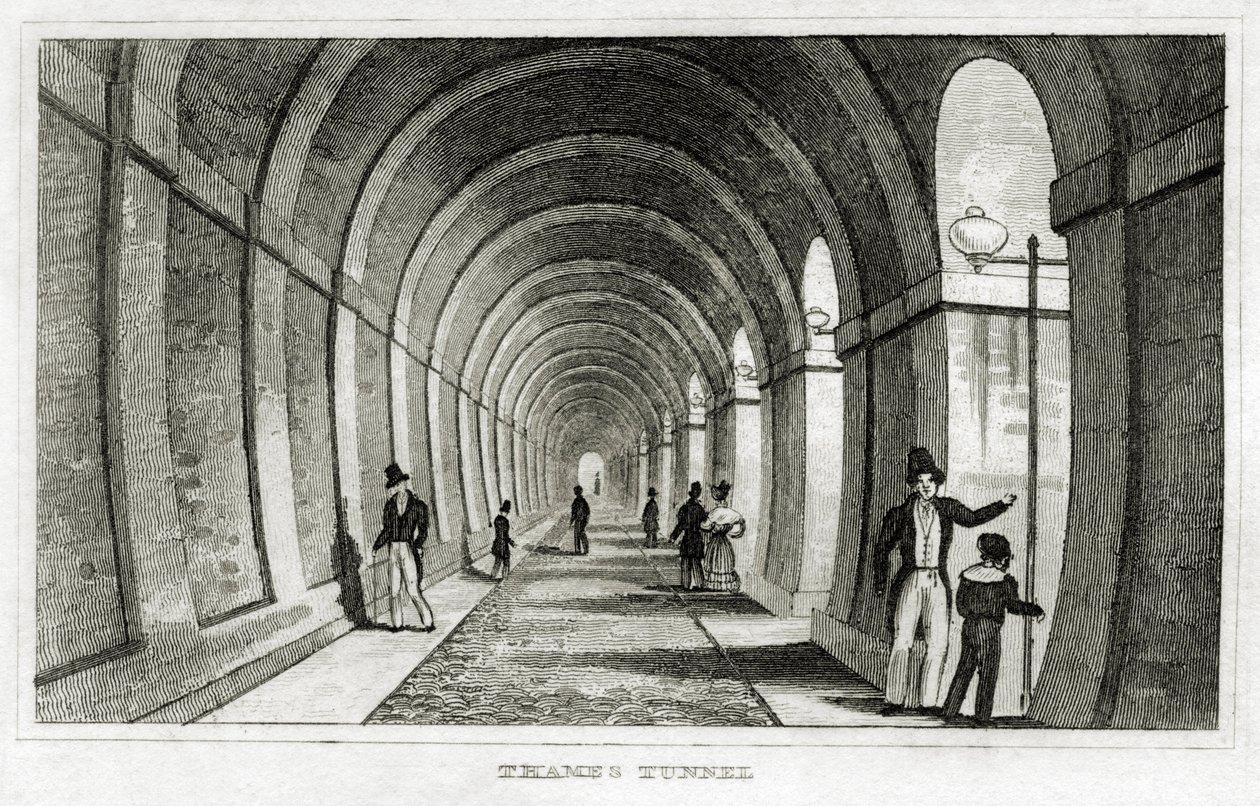 Thames Tunnel av Unbekannt