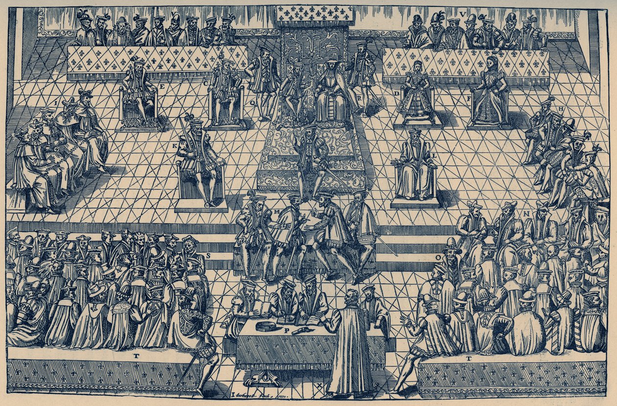 Court of Orleans 1561 av Lancelot Volders