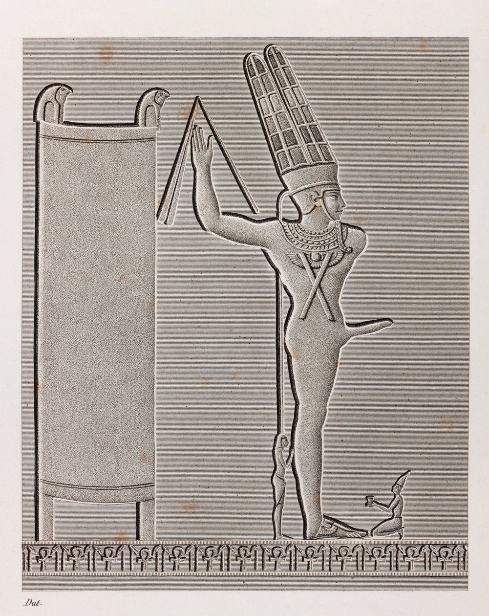 Thebe, Karnak närbild av Unbekannt