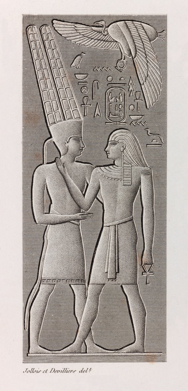 Thebe, Karnak närbild av Unbekannt