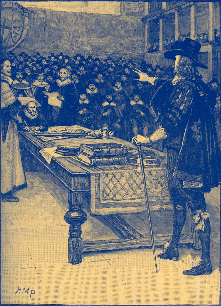 Rättegången mot Charles I av Unbekannter Künstler