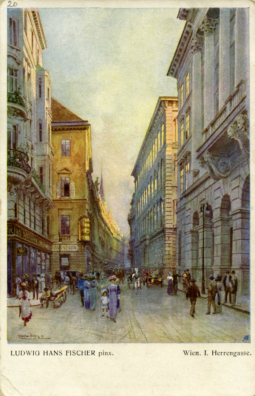 Wien, Österrike: Herrengasse av Unbekannter Künstler