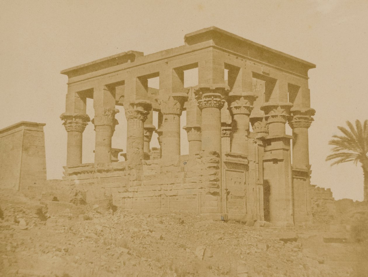Tempel, ön Phylae av Unidentified