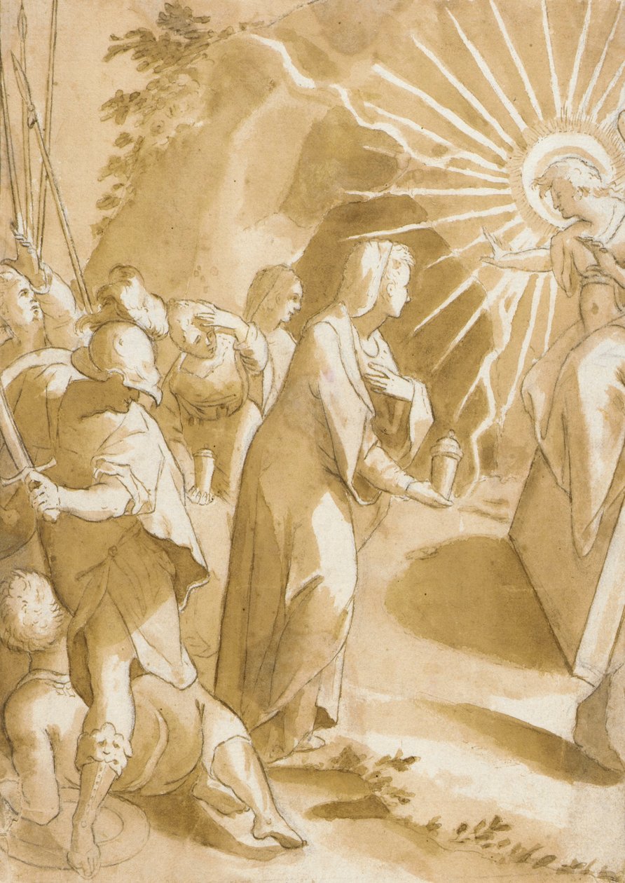 De tre Maria vid graven av Unidentified