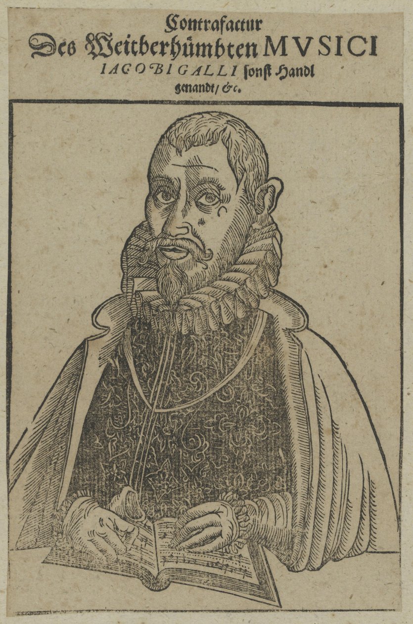 Jakob Petelin Gallus av Unknown