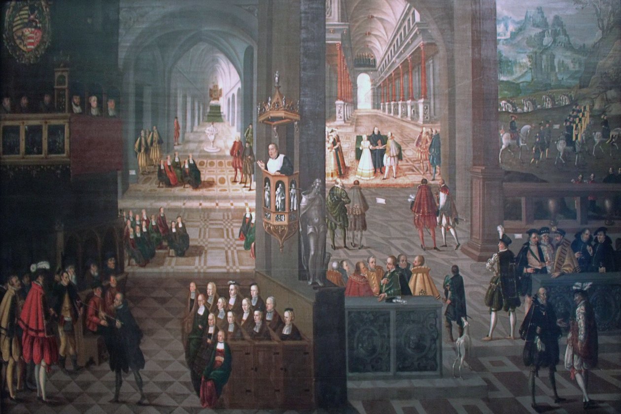Ungdom, äktenskap och anslutning till regeringen av Johann Friedrich den Storsint av Sachsen. av Unknown