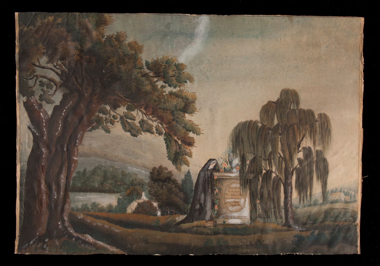 Memorial Scene for Mrs. Salome Wood av Unknown