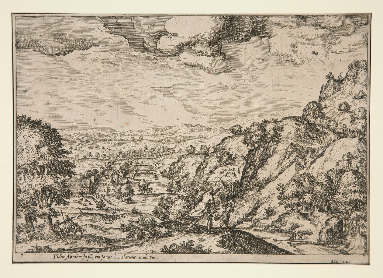 Abraham och Isak av Unknown