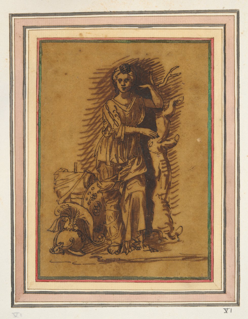Allegorisk kvinnlig figur av Unknown