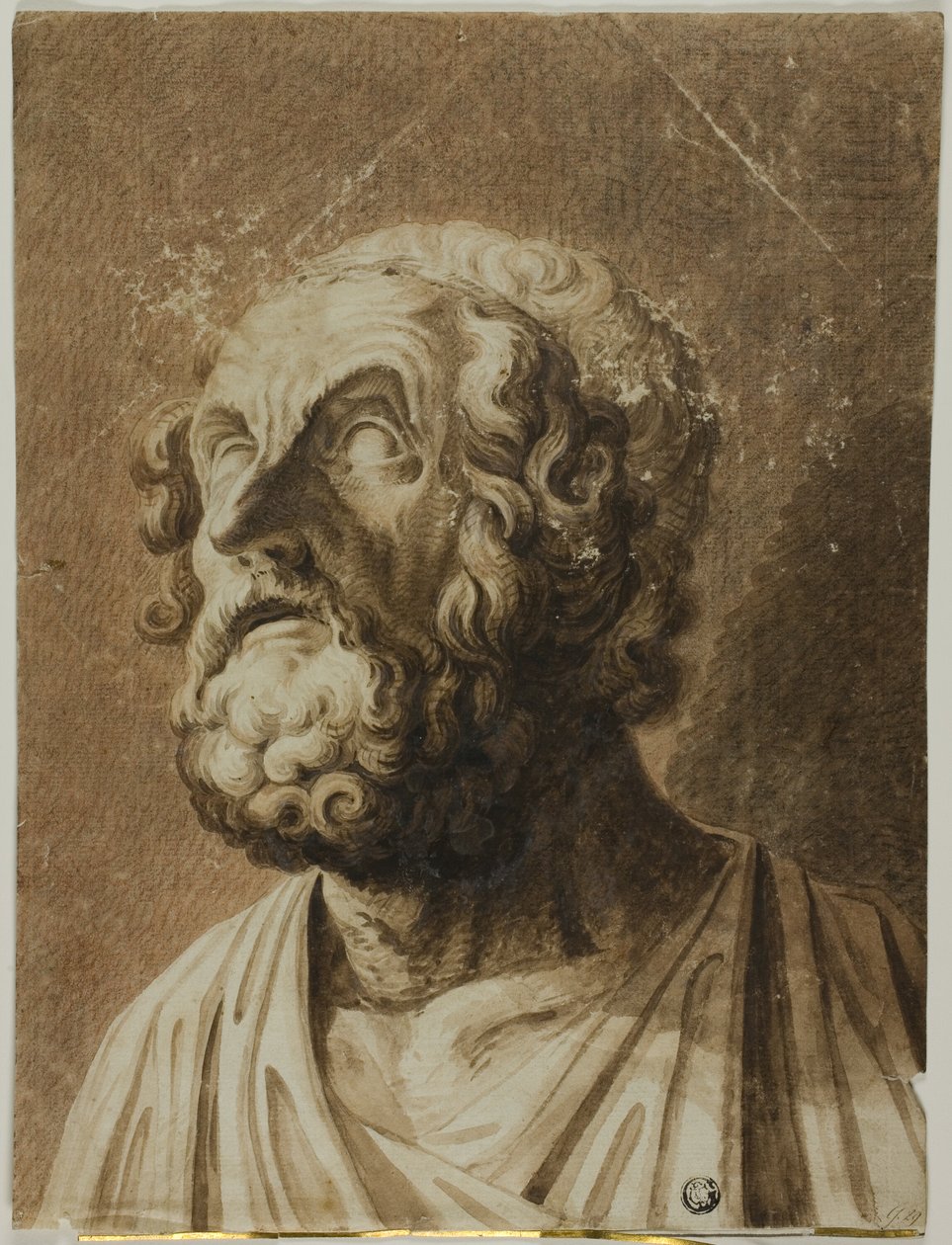 Byst av blinde Homer av Unknown