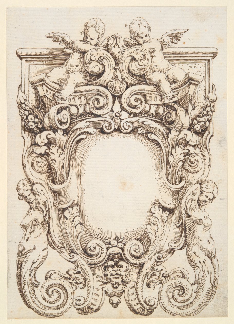 Cartouche design av Unknown