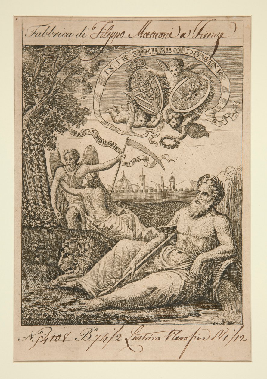 Klassiska figurer i landskapet av Unknown