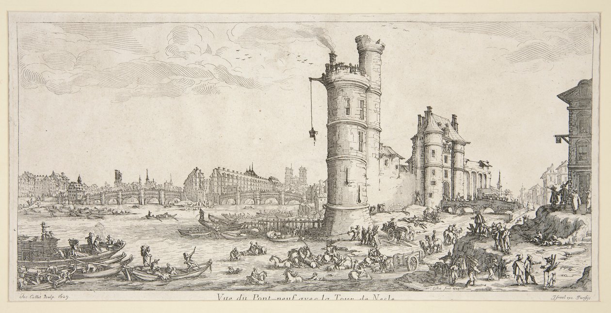 Kopia efter View of the Pont Neuf av Unknown