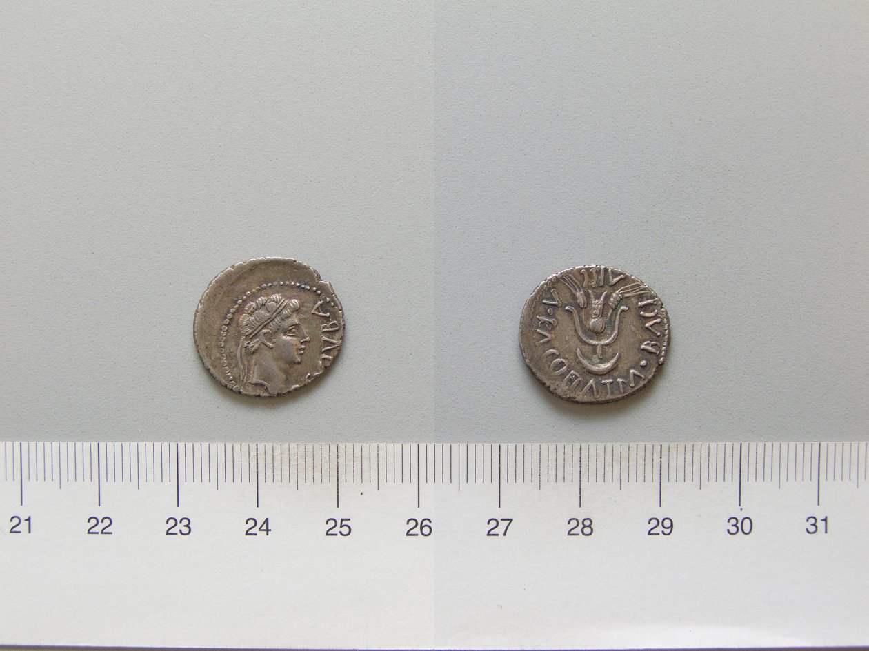 Denarius av Juba II från Mauretanien av Unknown