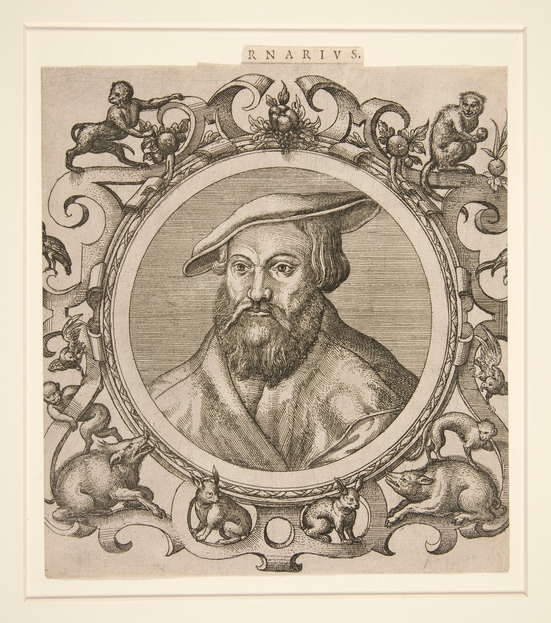Porträtt av Carnarius(?) av Unknown