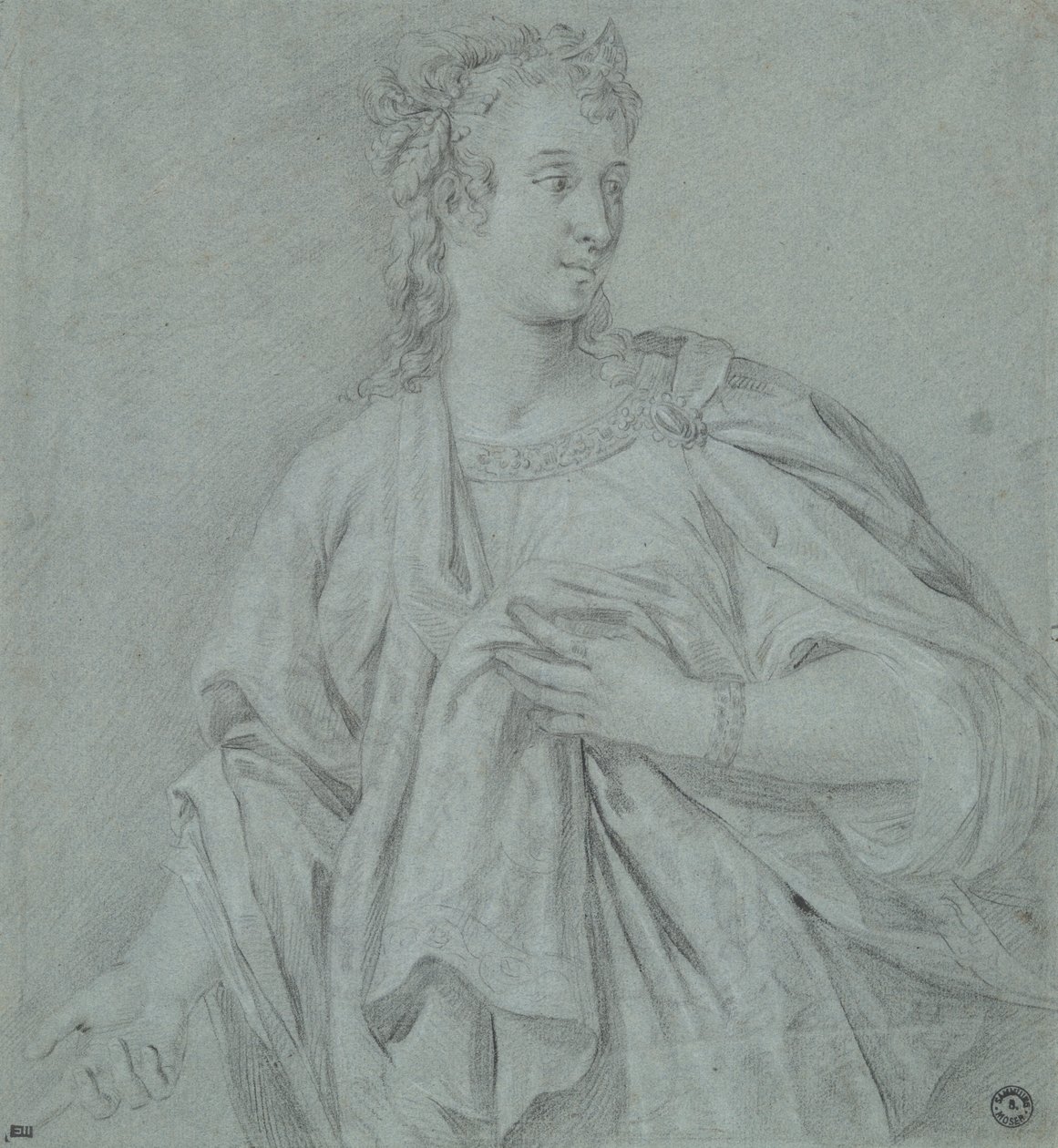 Porträtt av Elia Petina, Claudius fru av Unknown
