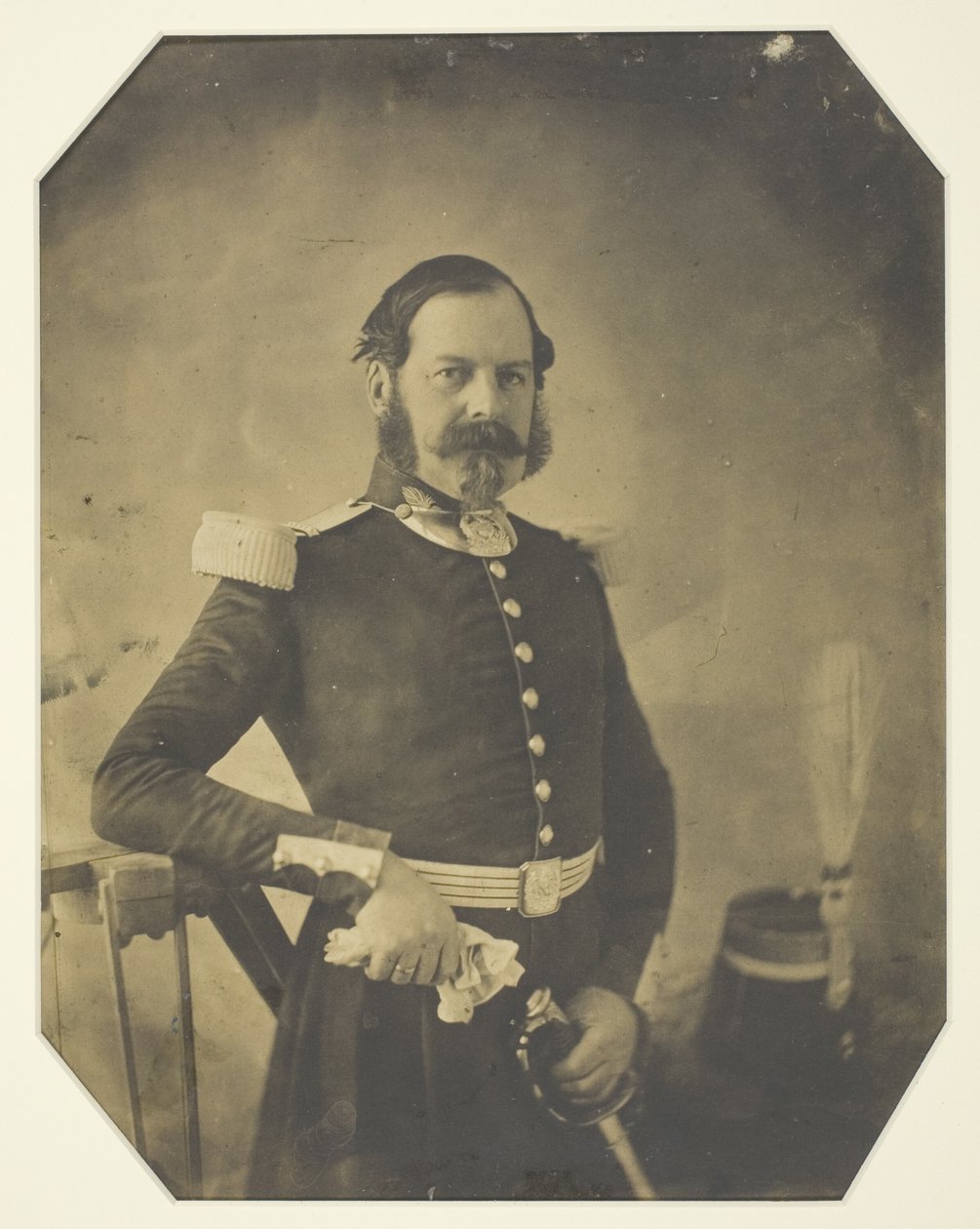 Porträtt av en fransk militär officer av Unknown