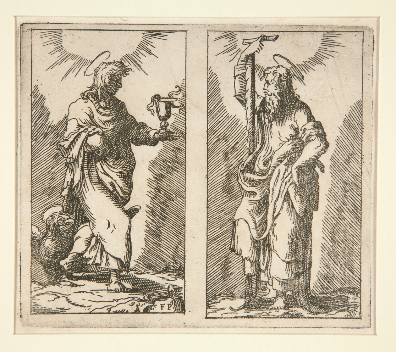 Sankt Johannes och Sankt Simon av Unknown