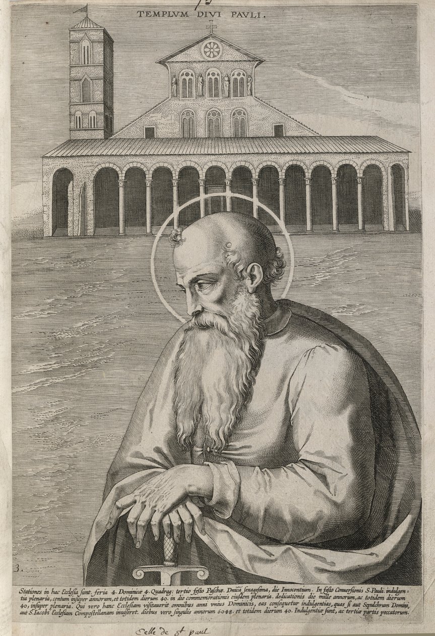 Saint Paul framför Saint Paul av Unknown
