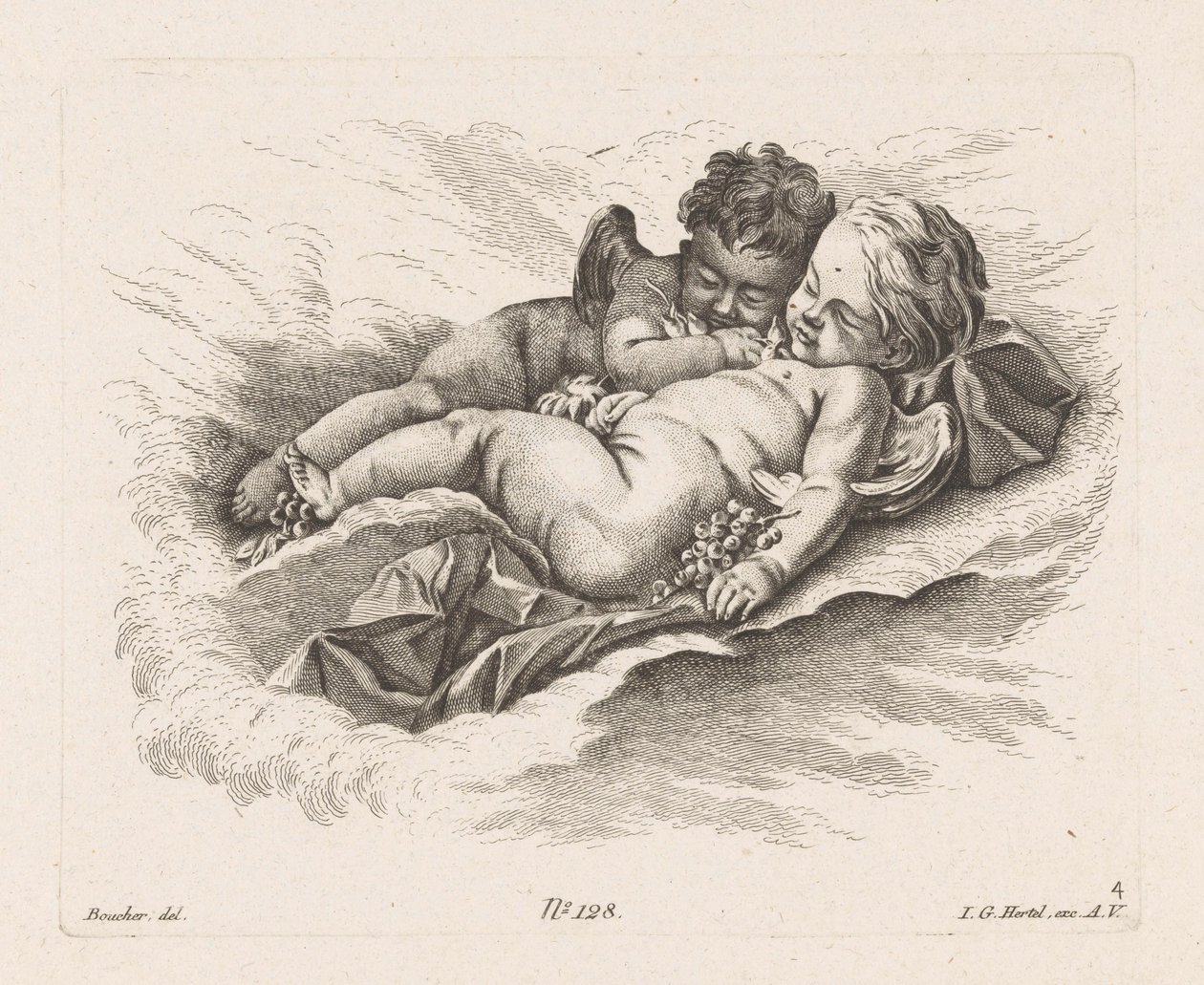 Slapende putti Putti (serietitel) av Unknown