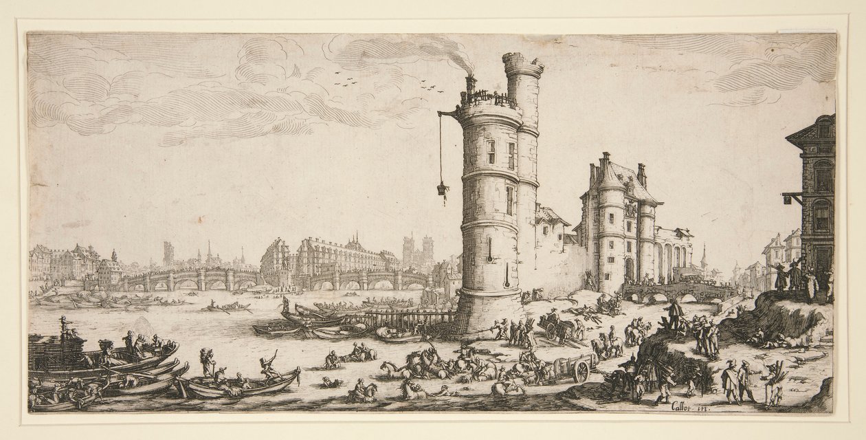 Utsikt över Pont Neuf av Unknown