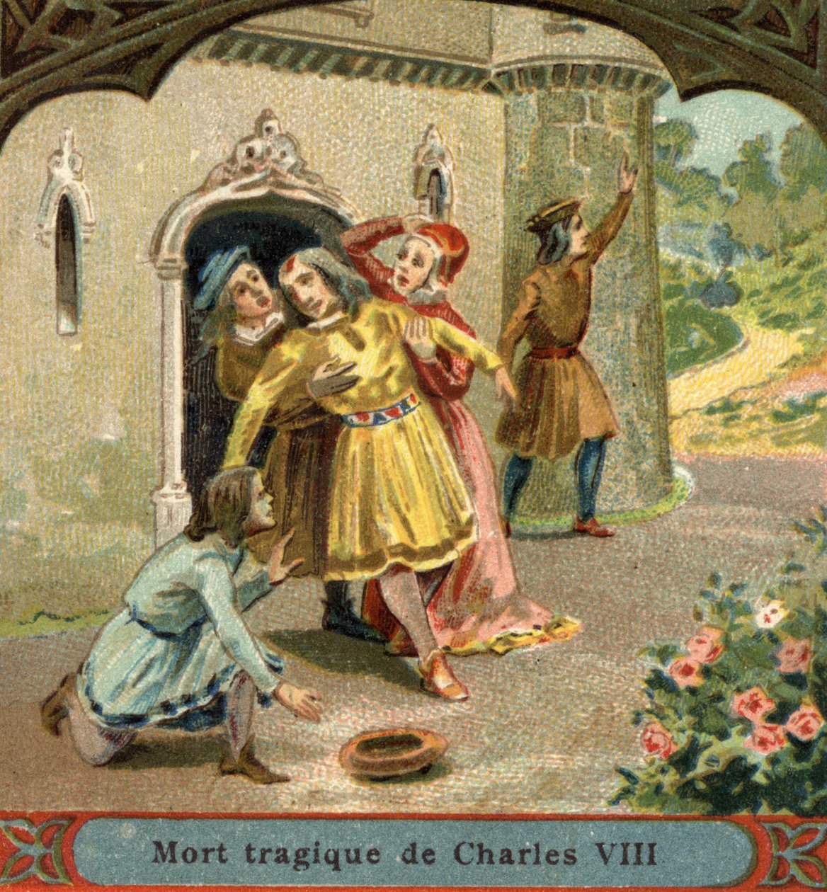 Oavsiktlig död av Karl VIII 1498. av Unknown artist