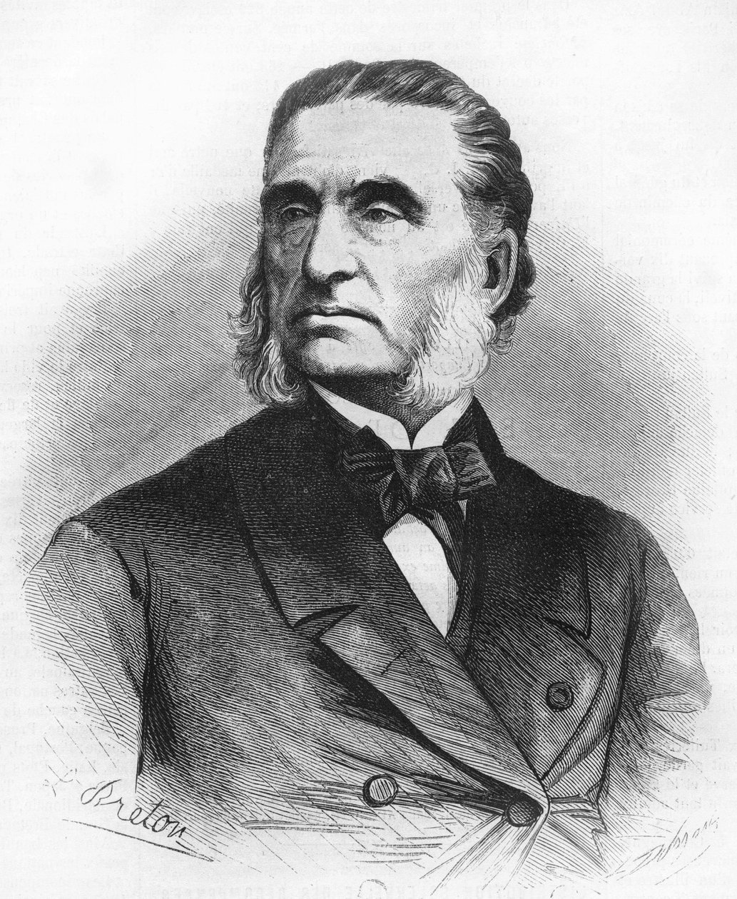 Armand Trousseau (1801-1867), fransk läkare. av Unknown artist
