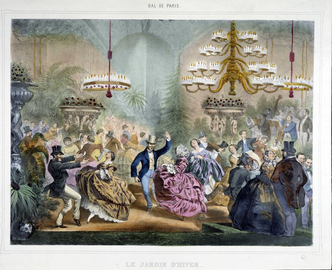 Bal i Vinterträdgården av Unknown artist