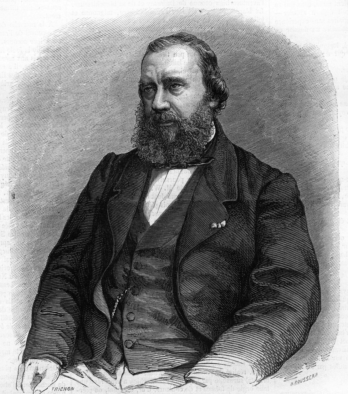 Constant Troyon (1810-1865), fransk målare. av Unknown artist