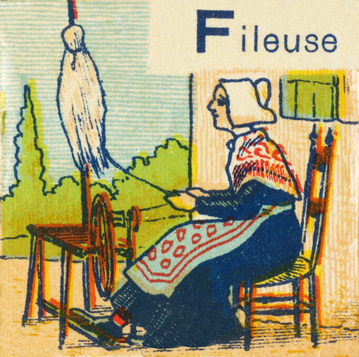 F som Spinner av Unknown artist